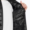 EA7 Emporio Armani Emporio Armani Train Core ID Down Light Hoodie cu glugă cu logo negru/auriu pentru bărbați 5