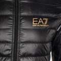 EA7 Emporio Armani Emporio Armani Train Core ID Down Light Hoodie cu glugă cu logo negru/auriu pentru bărbați 9