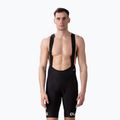Pantaloni scurți de ciclism pentru bărbați Alé Agonista Plus Bibshort negru-albi L20150467