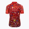 Pentru copii Alé Maglia Mc Vibes tricou de ciclism roșu L22228405 2