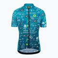 Copii Alé Maglia Mc Vibes tricou de ciclism albastru L22228461 4