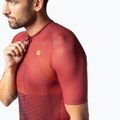 Tricou de ciclism pentru bărbați Alé Connect bordeaux 3