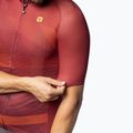 Tricou de ciclism pentru bărbați Alé Connect bordeaux 4