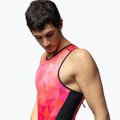 Combinezon de triatlon pentru bărbați Alé Triple pink combo 3