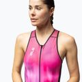 Combinezon de triatlon pentru femei Alé Crazy pink combo 4