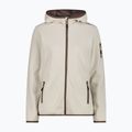 Bluză de trekking pentru femei CMP 34H6376 Fix Hood cream/off white