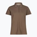 Tricou polo pentru femei CMP 3T59676 Polo toffee