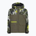 Geacă de schi pentru copii CMP 36W0714P Fix Hood olive/acido