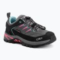 Încălțăminte de trekking pentru copii CMP Rigel 2.0 Low Waterproof grey/acquarius/pink fluo