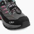 Încălțăminte de trekking pentru copii CMP Rigel 2.0 Low Waterproof grey/acquarius/pink fluo 7