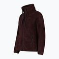 Bluză fleece pentru femei CMP 36P2506 black berry/lighter 3