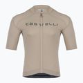 Tricou de ciclism pentru bărbați Castelli Prologo Lite clay/ gunmetal gray