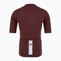 Tricou de ciclism pentru bărbați Castelli Prologo Lite deep bordeaux/ silver gray 2