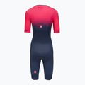 Costum de cislism pentru femei Castelli Core Tri W belgian blue/bright rose 2