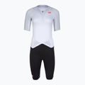 Combinezon de ciclism pentru femei Castelli Free Sanremo 3 SS in white/black