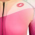 Combinezon de ciclism pentru femei Castelli Free Sanremo 3 SS In dark night shade/vivid orange-bright rose 3