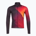 Longsleeve de ciclism pentru bărbați Castelli Amplify Thermal dark night shade/red/vivid orange