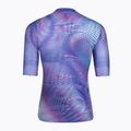 Tricou de ciclism pentru femei Castelli Cosmic Vortex multicolor ultraviolet rose 2