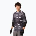 Tricou de ciclism pentru bărbați Oakley Ride Free black stripe/grip camo