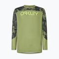 Bărbați Oakley Maven Coast metal camo verde ciclism longsleeve