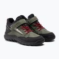 Încălțăminte junior Geox Simbyos Abx dark green/red 4