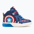 Pantofi pentru copii Geox Grayjay albastru oceanic/roșu 2