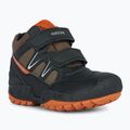 Încălțăminte junior Geox New Savage Abx black/dark orange 7