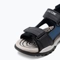 Sandale pentru juniori Geox Borealis ocean blue/red 7