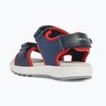Sandale pentru juniori Geox Alben ocean blue/red 10