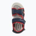 Sandale pentru juniori Geox Alben ocean blue/red 13