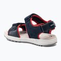 Sandale pentru juniori Geox Alben ocean blue/red 3