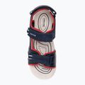 Sandale pentru juniori Geox Alben ocean blue/red 5