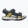 Sandale pentru juniori Geox Borealis ocean blue/gold 9