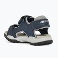 Sandale pentru juniori Geox Borealis ocean blue/gold 10