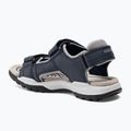 Sandale pentru juniori Geox Borealis ocean blue/gold 3