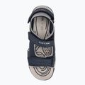 Sandale pentru juniori Geox Borealis ocean blue/gold 5