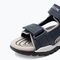 Sandale pentru juniori Geox Borealis ocean blue/gold 7