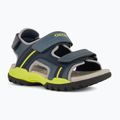 Sandale pentru juniori Geox Borealis avio/lime 8