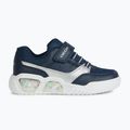 Încălțăminte pentru junior Geox Illuminus ocean blue/silver 11