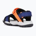 Sandale pentru juniori Geox Borealis ocean blue/orange 10