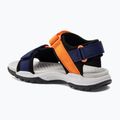 Sandale pentru juniori Geox Borealis ocean blue/orange 3
