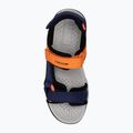 Sandale pentru juniori Geox Borealis ocean blue/orange 5