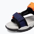 Sandale pentru juniori Geox Borealis ocean blue/orange 7