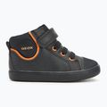Pantofi pentru copii Geox Gisli negru/portocaliu închis 2