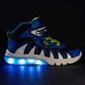 Pantofi pentru copii Geox Ciberdron navy/lime green 8