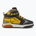 Încălțăminte pentru juniori Geox Inek black/yellow 3