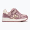 Încălțăminte pentru copii Geox Rishon dark pink/old white 2