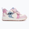 Încălțăminte pentru copii Geox Rishon white/pink 2