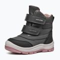 Încălțăminte pentru copii Geox Flantil ABX anthracite/dark pink 10