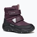 Ghete pentru copii Geox Baltic ABX dark burgundy/black 8